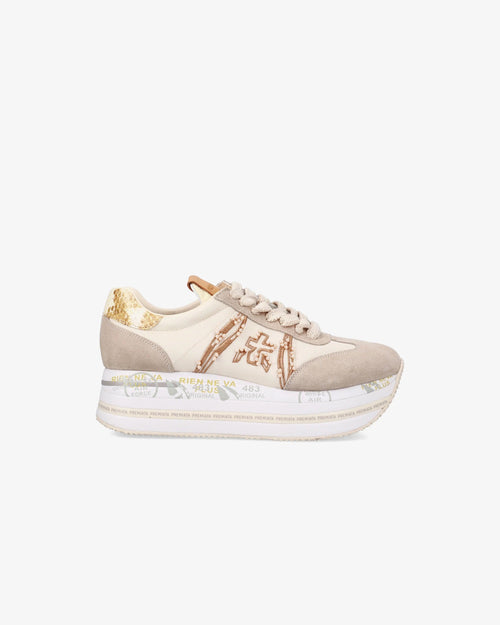 Premiata scarpa donna mod. Beth Beige Bronze