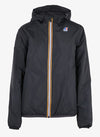 K-WAY Giubbino Uomo Intermedia Calda Unisex nero con Materiali Riciclati