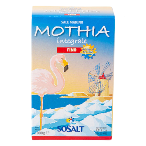 Sale di Mozia | Sale marino integrale FINO | Sosalt, Sicilia | 1kg