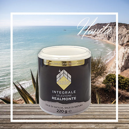 Sale di Realmonte | Integrale di miniera | Medio fino | Sale di Sicilia | 220g