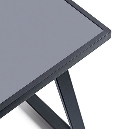 Salottino ''Arent'' in acciaio verniciato con texilene da esterno per giardino