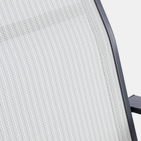 Salottino ''Arent'' in acciaio verniciato con texilene da esterno per giardino