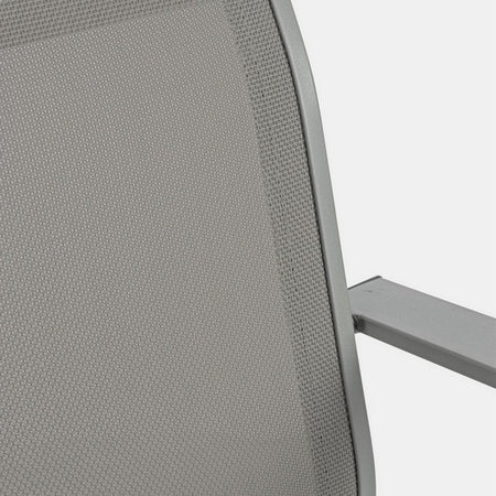 Salottino ''Arent'' in acciaio verniciato con texilene da esterno per giardino