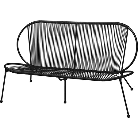 Salotto moderno "Dubai" in rattan sintetico per giardino e veranda da esterno