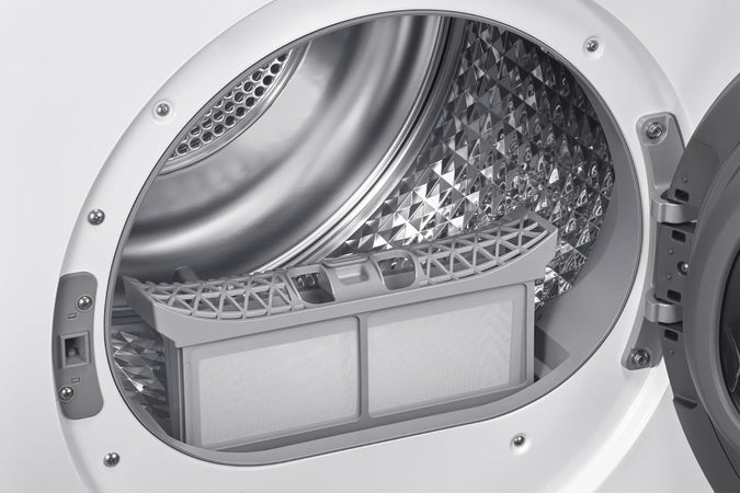 Samsung dv90dg52a0ah/et asciugatrice 9kg. a+++, pompa di calore, wi-fi, crystal ecodry