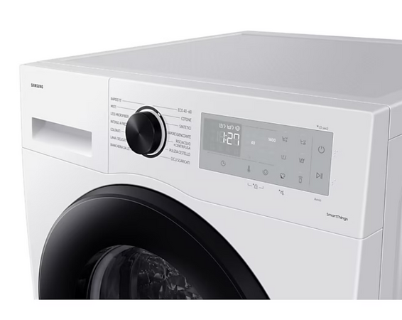 Samsung ww90cgc04dah lavatrice 9 kg, classe a, 1400 giri, motore inverter, wi-fi, crystal clean