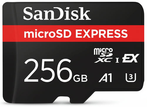SanDisk Express MicroSD 256GB A1 UHS-I e UHS-II 210MB/s for Switch2