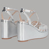 Sandali Liu Jo Argento con Zeppa KANDY, Eleganza e Comfort