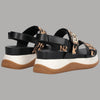 Sandali Liu Jo FIONA 02 Leopardati con Suola Platform e Monogram