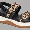 Sandali Liu Jo FIONA 02 Leopardati con Suola Platform e Monogram