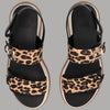 Sandali Liu Jo FIONA 02 Leopardati con Suola Platform e Monogram