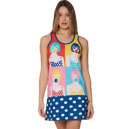 Santoro Camicia da Notte Senza Maniche Pop Straps 51494 S20 - Passarelli Biancheria
