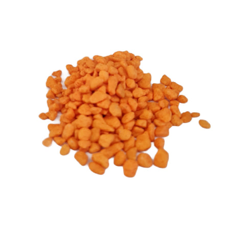 Sassolini decorativi Arancio per presepe e villaggi natalizi da 680 gr