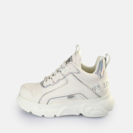 Scarpe Buffalo Cld Chai off white silver