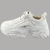 Scarpe Buffalo Galactica SNEAKERS Vegan Bianche Platform 5cm
