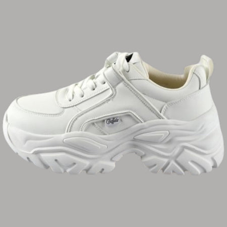Scarpe Buffalo Galactica SNEAKERS Vegan Bianche Platform 5cm