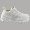 Scarpe Buffalo Galactica SNEAKERS Vegan Bianche Platform 5cm