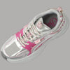 Scarpe Buffalo Yuno Platform Argento-Rosa, Comfort Vegan 5.1cm
