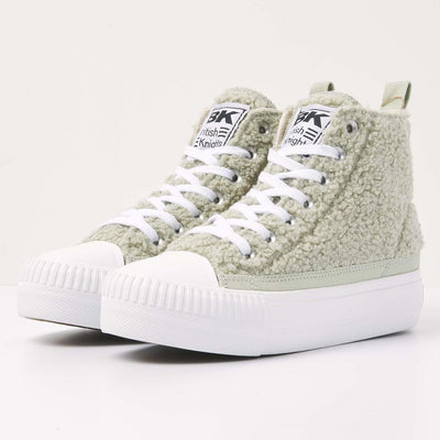 Scarpe sneakers British Knight Kaya Mid safe off white green