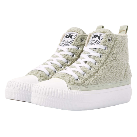 Scarpe sneakers British Knight Kaya Mid safe off white green