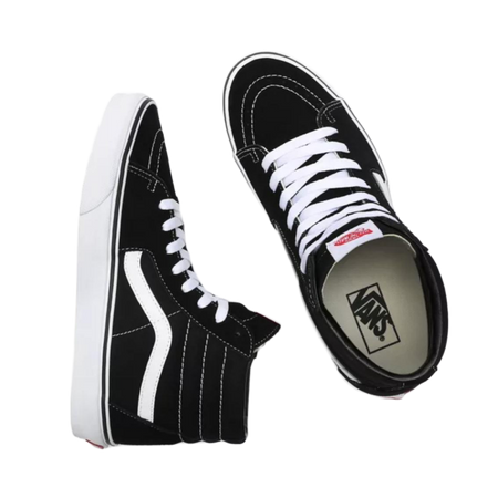 Scarpe sneakers Vans SK8 HI black white