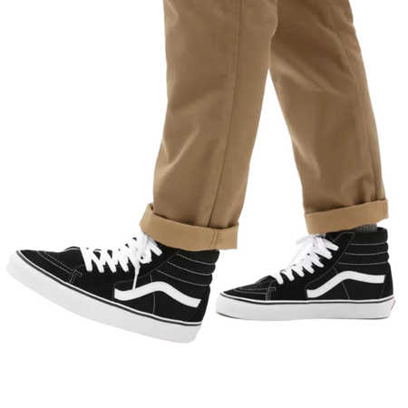 Scarpe sneakers Vans SK8 HI black white