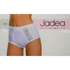 Slip Culotte in Cotone Jadea Mod. 534 in Pizzo Alta Vita Bianco/Nero