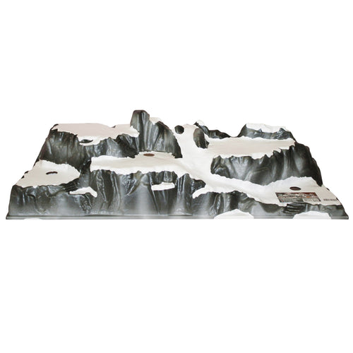 Base per scena villaggio natalizio Seggiovia montagna in rilievo innevata 120 cm