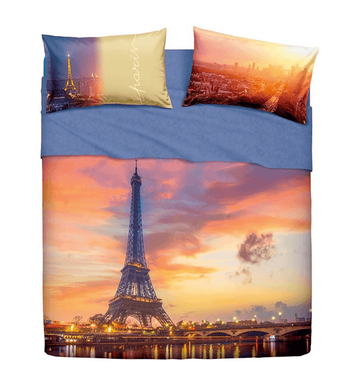Bassetti Completo lenzuola per Letto Singolo Paris Forever S57 - Passarelli Biancheria