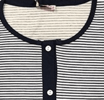 MyPi Pigiama Donna Lungo Aperto Avanti Cotone Leggero Misure Over 1842 S22 - Passarelli Biancheria