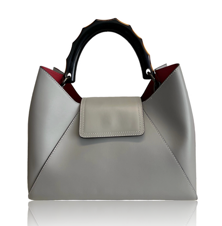 Modarno Borsa a mano in Pelle con pattina in Cavallino "Chloe"