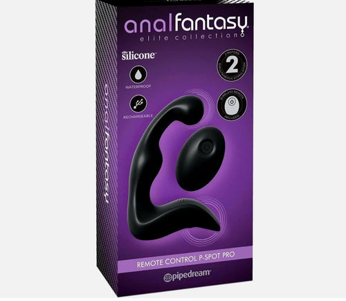 Pipedream Anal Fantasy Elite P Spot Pro nero telecomando vibrazione USB IPX7