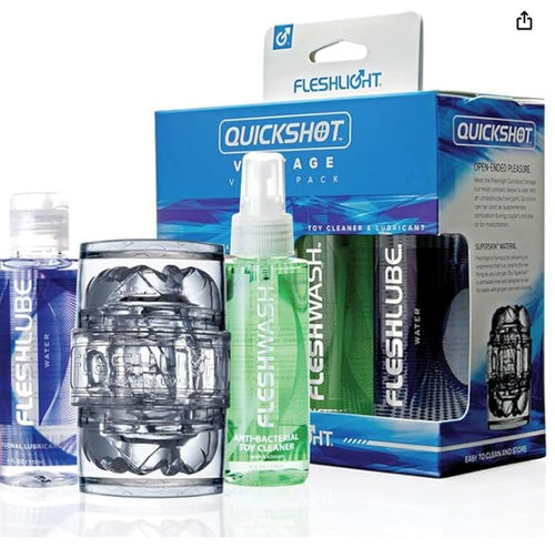 Fleshlight Quickshot Vantage – Value Pack • Masturbatori Compatti Uomo