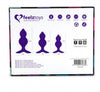 Plug anali progressivi set viola morbidi ottima idea regalo bibitwins buttplug