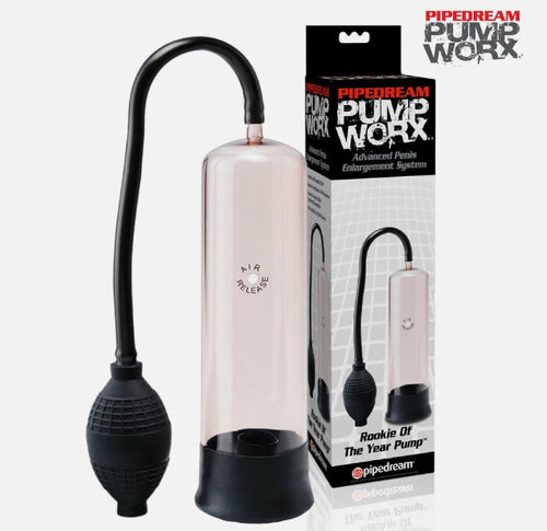 Pump Worx Enlargement Penis Rookie of the Year Pump Pompa per Pene Sviluppatore