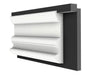 Pannello Bianco completo per boiserie 80x55x1,9cm con cornice in Duropolimero e riempimento in cartongesso