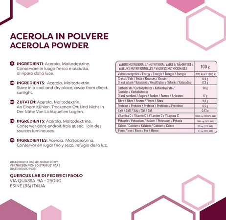 Acerola in polvere