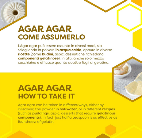 Agar agar – Gelatina alimentare in polvere