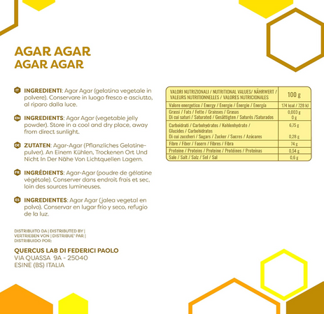 Agar agar – Gelatina alimentare in polvere
