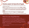 Bacche di Goji disidratate