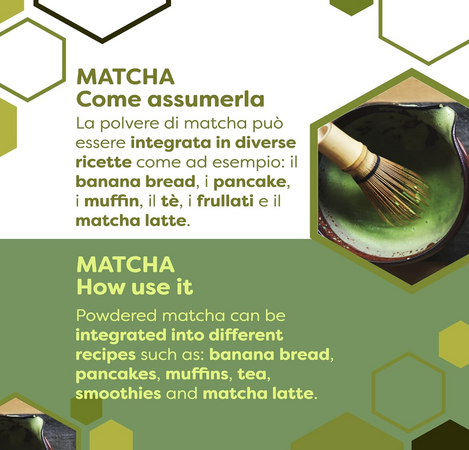 Tè matcha BIO grado premium