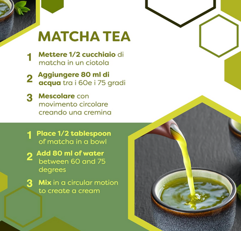 Tè matcha BIO grado premium