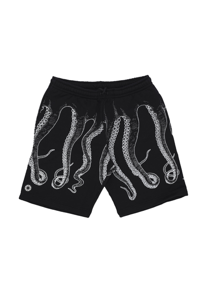 OCTOPUS Pantalone Corto Tuta Uomo Outline Sweatshorts White/black da uomo