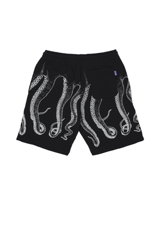 OCTOPUS Pantalone Corto Tuta Uomo Outline Sweatshorts White/black da uomo