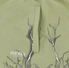 PHOBIA Pantalone Corto Tuta Uomo Lightning Shorts Green/grey da uomo