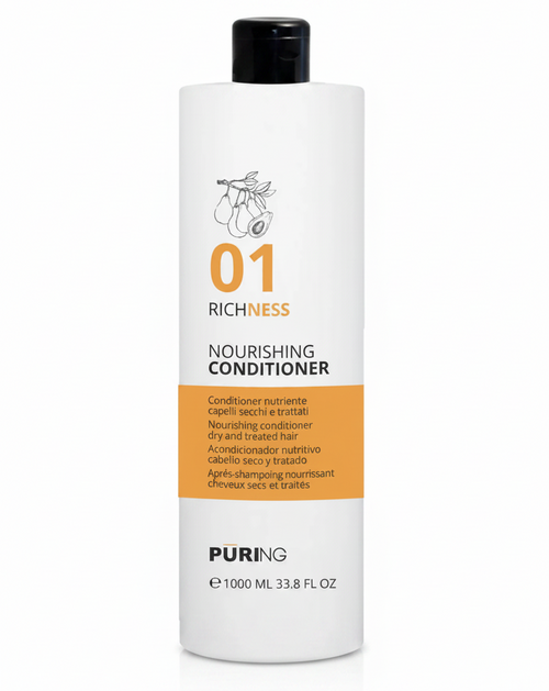 Balsamo Nutriente Puring Richness Conditioner – Con Avocado e Bambù, Idratante Riparatore Capelli Secchi, Morbidi e Setosi