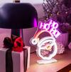 Legami Insegna Luminosa Led a Effetto Neon, Decorazione, For Indoor Use Only, Tema Santa Claus