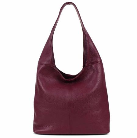 Modarno Borsa Hobo a spalla in Vera Pelle Dollaro Made In Italy 38x16x28 cm