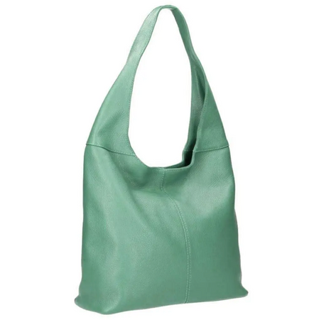 Modarno Borsa Hobo a spalla in Vera Pelle Dollaro Made In Italy 38x16x28 cm