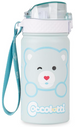 Colourbook - Borraccia Termica Coccolotti 400ml, Acciaio Inox Doppia Parete, Mantiene Caldo/Freddo 12 Ore, Beccuccio Silicone Morbido, Chiusura Sicura, Gancio Integrato (Classic Verde)
